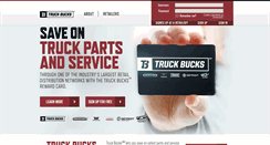 Desktop Screenshot of mytruckbucks.com